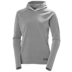 Bluza damska Helly Hansen Tyri. Szare bluzy Helly Hansen, uniwersalny, bez wzorów, bez kaptura. Za 372,50 zł.