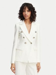 Maryley Marynarka 26EB139/43VA Kremowy Regular Fit. Białe marynarki i żakiety Maryley, s, bez wzorów, z syntetyku. Za 579,99 zł.