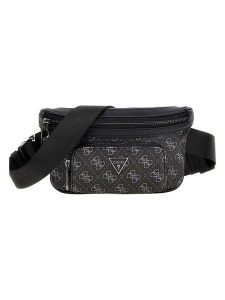 Guess Saszetka w kolorze czarnym - 23 x 12 x 2,5 cm rozmiar: onesize. Czarne nerki i saszetki Guess, z aplikacjami, z materiału. Za 239,99 zł.