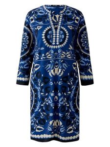 Miss Lagotte Sukienka w kolorze granatowym rozmiar: 40. Niebieskie sukienki Miss Lagotte, na co dzień, bez wzorów, bez kołnierzyka, bez ramiączek, midi, proste. Za 165,99 zł.