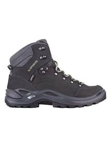 LOWA Skórzane buty turystyczne "Renegade GTX Mid Ws" w kolorze antracytowym rozmiar: 37. Czarne buty trekkingowe Lowa, z gore-texu, bez zapięcia. Za 695,99 zł.