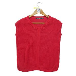 Second life - Kobaltowy sweter dla kobiet - Stan dobry. Czerwone golfy Ralph Lauren, bez wzorów. Za 85,16 zł.