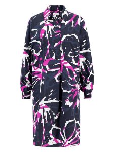 FYNCH-HATTON Sukienka w kolorze granatowym rozmiar: 38. Niebieskie sukienki FYNCH-HATTON, na co dzień, bez wzorów, z bawełny, bez kołnierzyka, bez ramiączek, midi, proste. Za 217,99 zł.