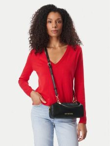 LOVE MOSCHINO Torebka JC4246PP0PKL0000 Czarny. Czarne torebki klasyczne LOVE MOSCHINO, bez wzorów, ze skóry, bez dodatków. Za 692,99 zł.