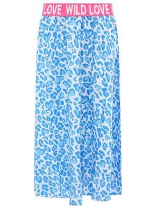 Zwillingsherz Spódnica w kolorze różowo-niebieskim rozmiar: L/XL. Niebieskie spódnice Zwillingsherz, l, bez wzorów, z wiskozy, midi. Za 109,78 zł.