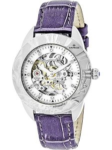 Empress Zegarek automatyczny "Godiva" w kolorze srebrno-fioletowym rozmiar: onesize. Różowe, analogowe zegarki Empress. Za 543,99 zł.