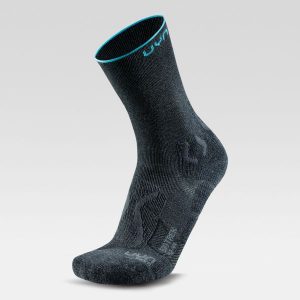 Skarpety outdoorowe damskie Uyn Biotrek Socks. Szare skarpetki UYN, bez wzorów. Za 139,99 zł.