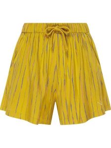 Naturana Szorty w kolorze żółtym rozmiar: L. Żółte szorty Naturana, bez wzorów, z bawełny, z podwyższonym stanem. Za 73,99 zł.