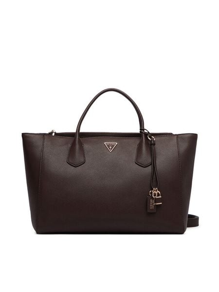 Guess Torebka Marissa HWBG23 33240 Brązowy. Brązowe shopper bag Guess, z aplikacjami, ze skóry, bez dodatków. Za 640,99 zł.