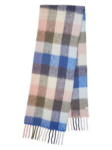 Becksöndergaard Wełniany szal "Check Anilopa" ze wzorem - 200 x 35 cm rozmiar: onesize. Szaliki Becksöndergaard, bez wzorów, z materiału. Za 254,74 zł.
