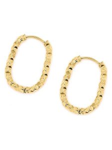 MOODE Kolczyki-kreole "Aimée" rozmiar: onesize. Żółte kolczyki MOODE, ze stali. Za 87,61 zł.