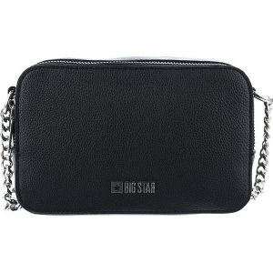 Czarna Stylowa Damska Torebka Big Star. Czarne listonoszki Big Star Accessories, z aplikacjami, ze skóry ekologicznej, bez dodatków. Za 159,00 zł.