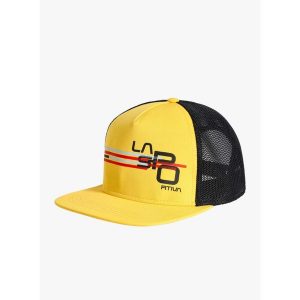 Czapka z daszkiem La Sportiva Stripe Cube Hat. Niebieskie czapki La Sportiva, bez wzorów, sportowe. Za 119,99 zł.