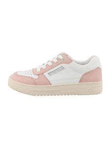 Tom Tailor Sneakersy w kolorze biało-jasnoróżowo-beżowym rozmiar: 41. Białe trampki Tom Tailor, bez wzorów, bez zapięcia. Za 158,10 zł.