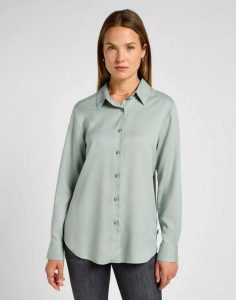 DAMSKA KOSZULA LEE POCKETLESS SHIRT POND 112355137. Koszule Lee, m, bez wzorów, bez kołnierzyka, bez ramiączek. Za 179,99 zł.