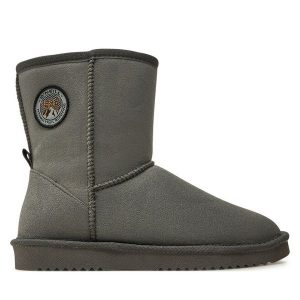 Śniegowce O'Neill. Szare buty zimowe O'Neill, bez obcasa, bez zapięcia. Za 249,99 zł.