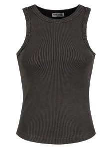 Sublevel Top w kolorze czarnym rozmiar: M. Czarne topy Sublevel, m, bez wzorów, bez kołnierzyka, bez ramiączek. Za 39,99 zł.