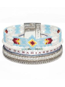 HIPANEMA Posrebrzana bransoletka "Maldives" rozmiar: onesize. Niebieskie bransoletki HIPANEMA, posrebrzane. Za 59,95 zł.