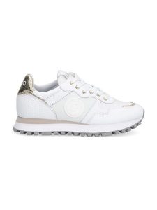 Liu Jo Skórzane sneakersy w kolorze białym rozmiar: 39. Białe trampki Liu Jo, bez wzorów, za kostkę, bez zapięcia. Za 368,96 zł.