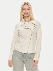 S.Oliver Kurtka z imitacji skóry 2141140 Écru Regular Fit. Kurtki s.Oliver, s, bez wzorów, ze skóry, bez kaptura. Za 249,99 zł.
