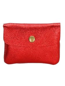 Charm Portfel "Elisa" w kolorze czerwonym - 11 x 1,5 x 7,5 cm rozmiar: onesize. Czerwone portfele Charm, bez wzorów, z materiału. Za 34,99 zł.