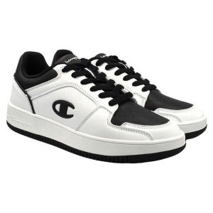 Damskie Skórzane Niskie Buty Sportowe. Białe buty trekkingowe Champion, bez zapięcia. Za 278,99 zł.