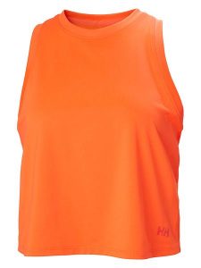 Helly Hansen Top funkcyjny "Tank" w kolorze pomarańczowym rozmiar: XL. Pomarańczowe topy Helly Hansen, xl, bez wzorów, z materiału, bez kołnierzyka, bez ramiączek. Za 57,06 zł.
