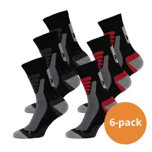Skarpety turystyczne Xtreme 6-pack Multi Czarny. Czarne skarpetki XTREME SOCKSWEAR, bez wzorów. Za 194,99 zł.
