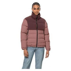 Kurtka puchowa damska Jack Wolfskin Alex Down. Brązowe kurtki Jack Wolfskin, s, bez wzorów, z puchu, bez kaptura. Za 299,99 zł.
