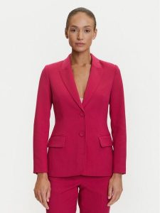 Tatuum Marynarka Lonesa 1 T2507.024 Różowy Slim Fit. Czerwone marynarki i żakiety Tatuum, bez wzorów, z wiskozy. Za 319,99 zł.