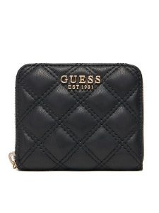 Guess Portfel Giully II Slg SWQG96 73137 Czarny. Czarne portfele Guess, z aplikacjami, ze skóry. Za 159,99 zł.