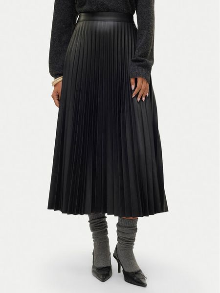 Vero Moda Spódnica z imitacji skóry Bella Holly 10319036 Czarny Regular Fit. Czarne spódnice Vero Moda, xl, bez wzorów, ze skóry. Za 239,99 zł.