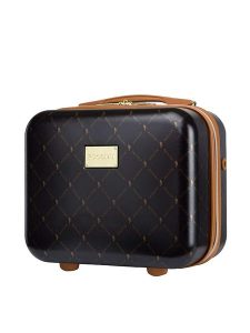 Puccini Kosmetyczka "Saint Tropez" w kolorze czarno-jasnobrązowym - 30,5 x 32 x 17,5 cm rozmiar: onesize. Brązowe kosmetyczki Puccini, bez wzorów, z materiału. Za 109,99 zł.