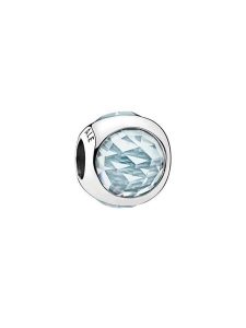 Pandora Srebrny charms z kryształem rozmiar: onesize. Szare zawieszki Pandora, z kryształem, srebrne. Za 184,95 zł.
