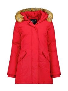 Geographical Norway Parka "Dinasty" w kolorze czerwonym rozmiar: XXL. Czerwone płaszcze Geographical Norway, xxl, bez wzorów, bez kaptura. Za 339,00 zł.