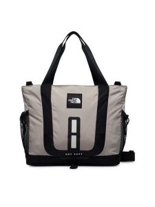 The North Face Torebka NF0A8JCFSM41 Beżowy. Brązowe shopper bag The North Face, bez wzorów, z materiału, bez dodatków. Za 449,99 zł.