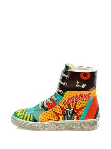 Goby Sneakersy ze wzorem rozmiar: 42. Trampki Goby, bez wzorów, z materiału, za kostkę, bez zapięcia. Za 260,99 zł.