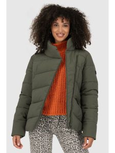 Alife and kickin Kurtka pikowana "Nell" w kolorze khaki rozmiar: M. Brązowe kurtki Alife and Kickin, m, bez wzorów, bez kaptura. Za 295,99 zł.