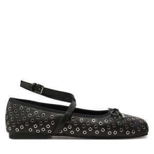 Baleriny MICHAEL Michael Kors. Czarne balerinki MICHAEL Michael Kors, bez wzorów, bez obcasa, bez zapięcia. Za 447,99 zł.