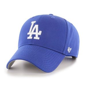 Czapka z daszkiem do baseballa Brand `47 Los Angeles Dodgers niebieska. Niebieskie czapki 47 Brand, bez wzorów. Za 139,00 zł.