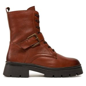 Trapery s.Oliver. Brązowe buty zimowe s.Oliver, bez obcasa, bez zapięcia. Za 499,99 zł.