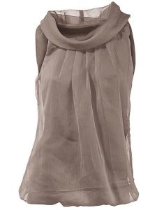 Heine Top w kolorze szarobrązowym rozmiar: 44. Brązowe topy Heine, bez wzorów, bez kołnierzyka, bez ramiączek. Za 78,84 zł.