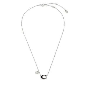 Naszyjnik Coach. Szare naszyjniki Coach, srebrne. Za 399,99 zł.