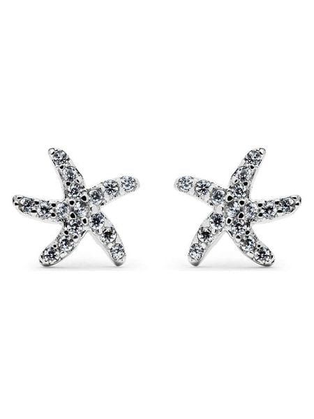 Luxenter Srebrne kolczyki-wkrętki z cyrkoniami rozmiar: onesize. Szare kolczyki Luxenter, z cyrkonią, srebrne. Za 335,82 zł.