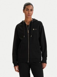 Armani Exchange Bluza XW001847 AF18853 UC001 Czarny Regular Fit. Czarne bluzy Armani Exchange, s, bez wzorów, z bawełny, bez kaptura. Za 391,99 zł.