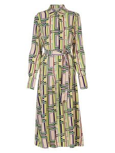 Herrlicher Sukienka "Swantje" ze wzorem rozmiar: M. Sukienki Herrlicher, na co dzień, m, bez wzorów, z tkaniny, bez kołnierzyka, bez ramiączek, midi, proste. Za 217,99 zł.