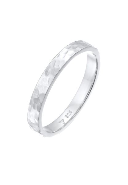 Elli Damski Basic Pinky Promise młotkowane w srebrze próby 925 Sterling Silver Pierścionki 1 ct. Szare pierścionki Elli, srebrne. Za 198,99 zł.