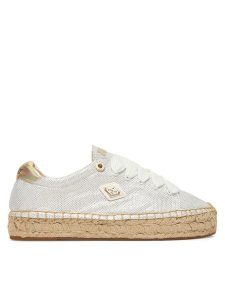 REPLAY Espadryle GWF22 .000.C0093S Biały. Białe espadryle Replay, bez wzorów, z materiału, bez obcasa. Za 349,99 zł.