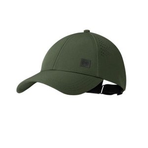 Czapka z daszkiem Summit Cap Khaki UPF 50. Zielone czapki Buff, bez wzorów, z elastanu, klasyczne. Za 121,99 zł.