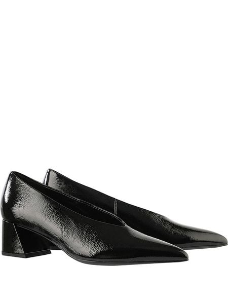 Högl Skórzane czółenka "Savanna" w kolorze czarnym rozmiar: 39. Czarne czółenka HÖGL, bez wzorów, bez obcasa, bez zapięcia. Za 348,90 zł.